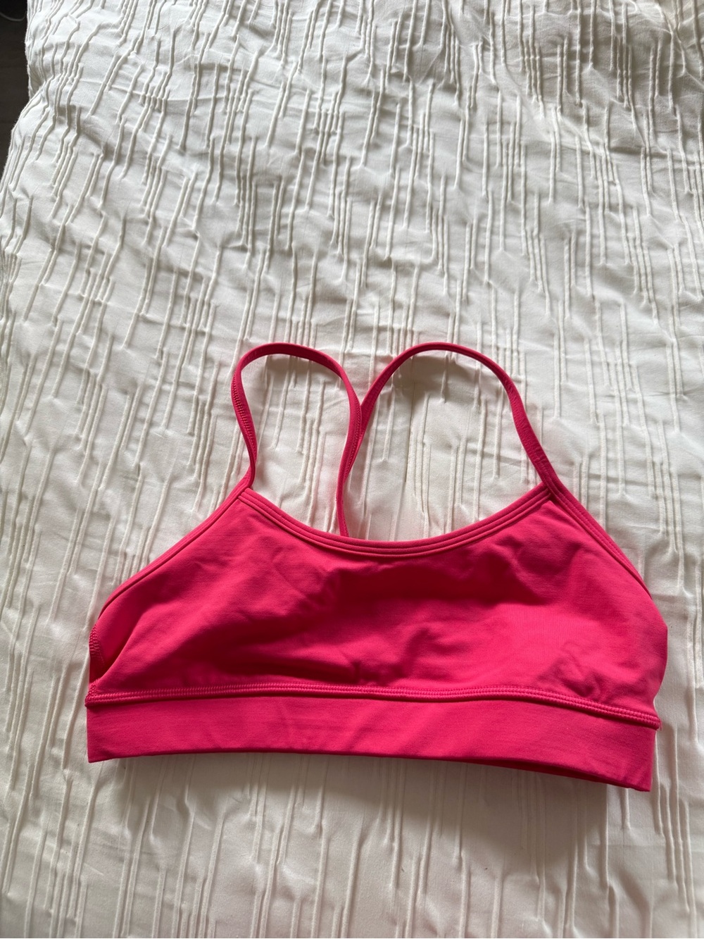 Bright Pink Flow Y Bra Nulu
Light Support
